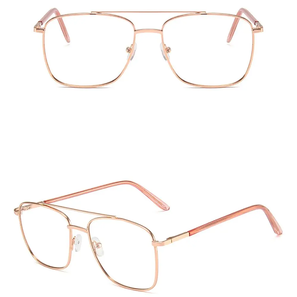 Männer Glas klare Linsen Computer optische Metallrahmen Brille Brillen blockierende Brille – Detail 11