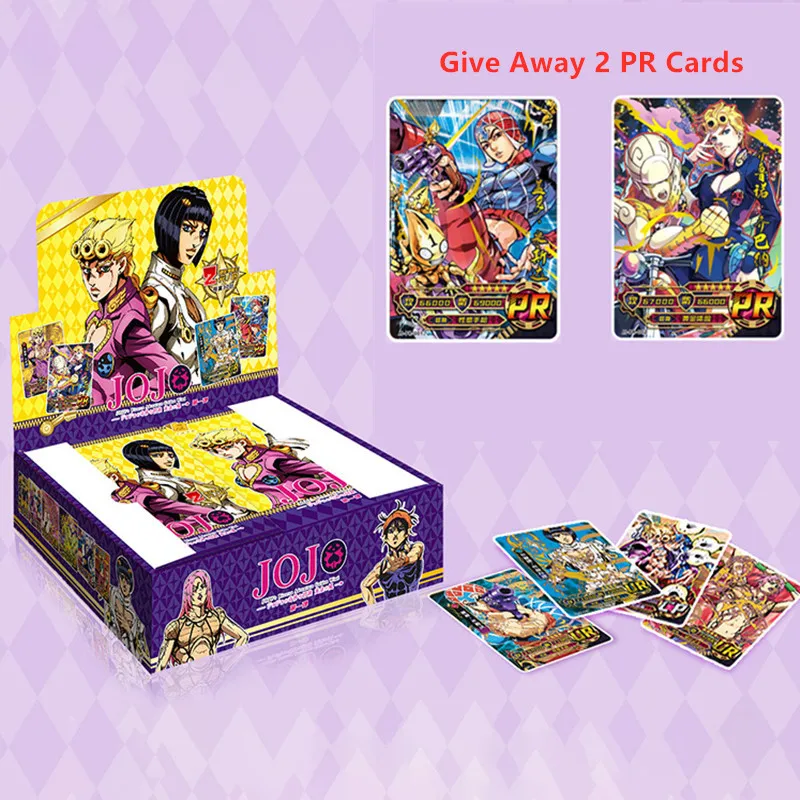 

152pcs Japanese Anime JoJos Bizarre Adventure Jojo Cards Characters Cartoon Collection Card Hobby Game Collectibles For Kid Gift
