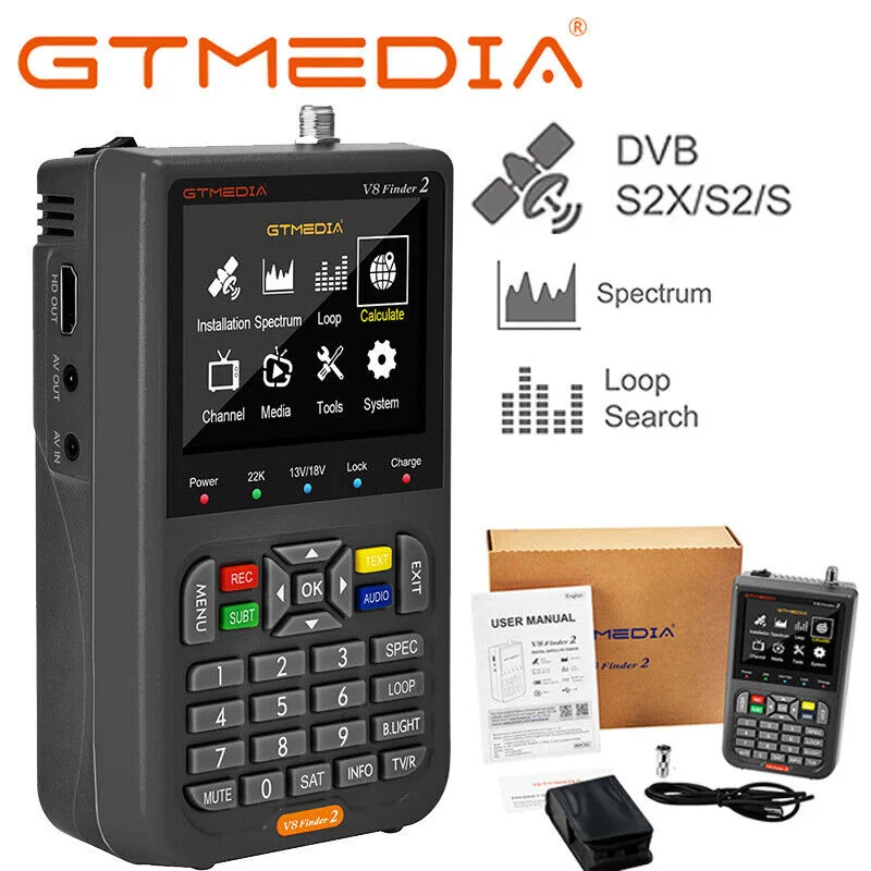 GTMEDIA V8 Finder Max Pro Meter Satellite Signal, 02/19/2023