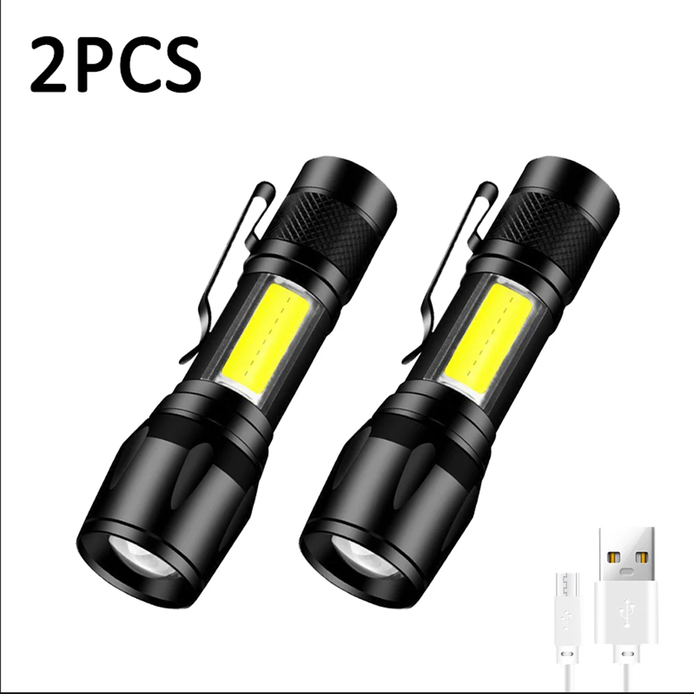  slider image of Rechargeable LED Flashlight 100000LM