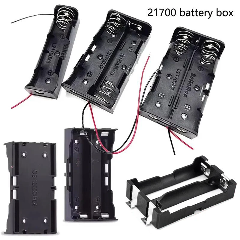 Custodia Portabatterie 21700 Power Case – Contenitore In ABS 1/2/3/4 Slot – Splicabile Per Progetti Fai Da Te - 3