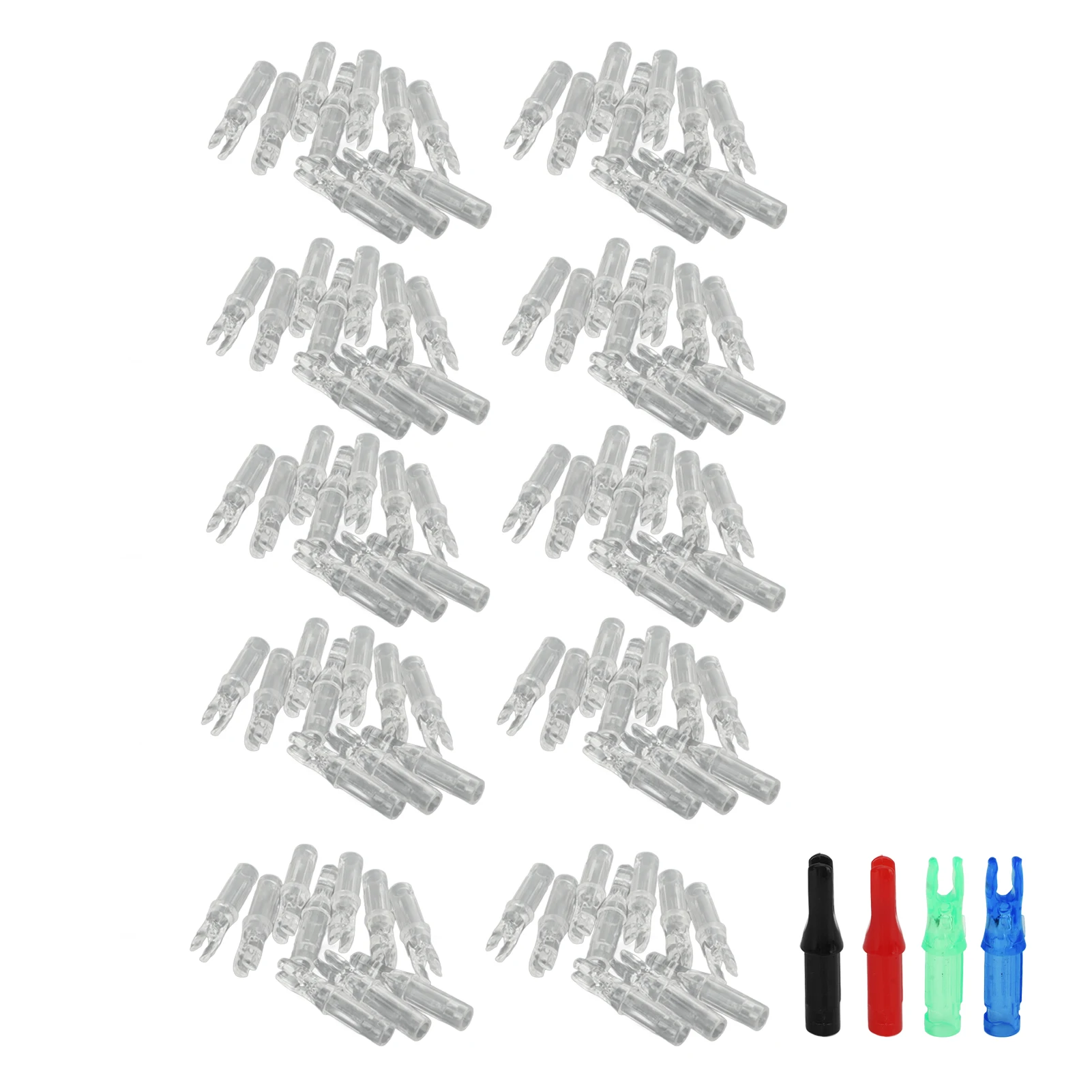 Nocks Replacement Archery Nock Accessory Easy To Install Plastic for ID 6.2mm Carbon Shafts