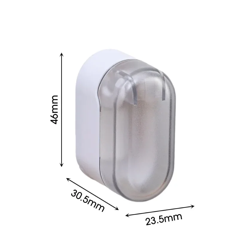 Punch-free Toothbrush Holder Space Saving Wall-Mounted Dust-free Organizer Boxes Bathroom Self Adhesive Racks 1-5PCS