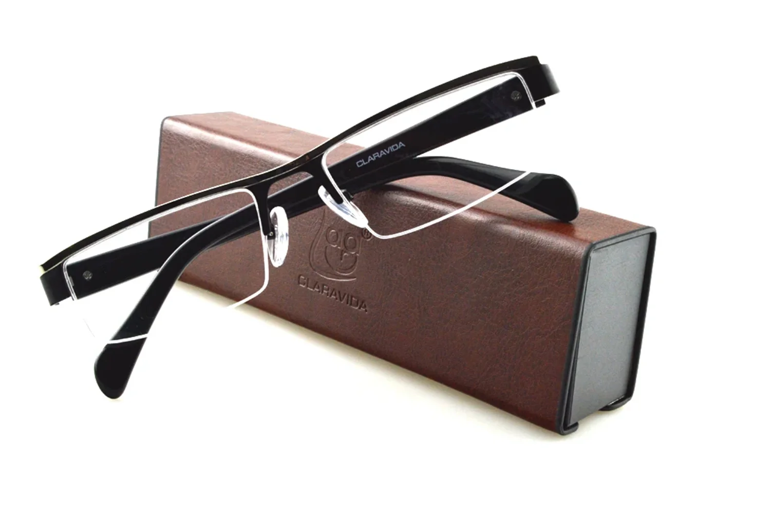 

Titanium Alloy Business Style Half-rim Multi-layer Coating Lenses Reading Glasses 0.75 1 1.25 1.5 1.75 2 2.25 2.75 to 6