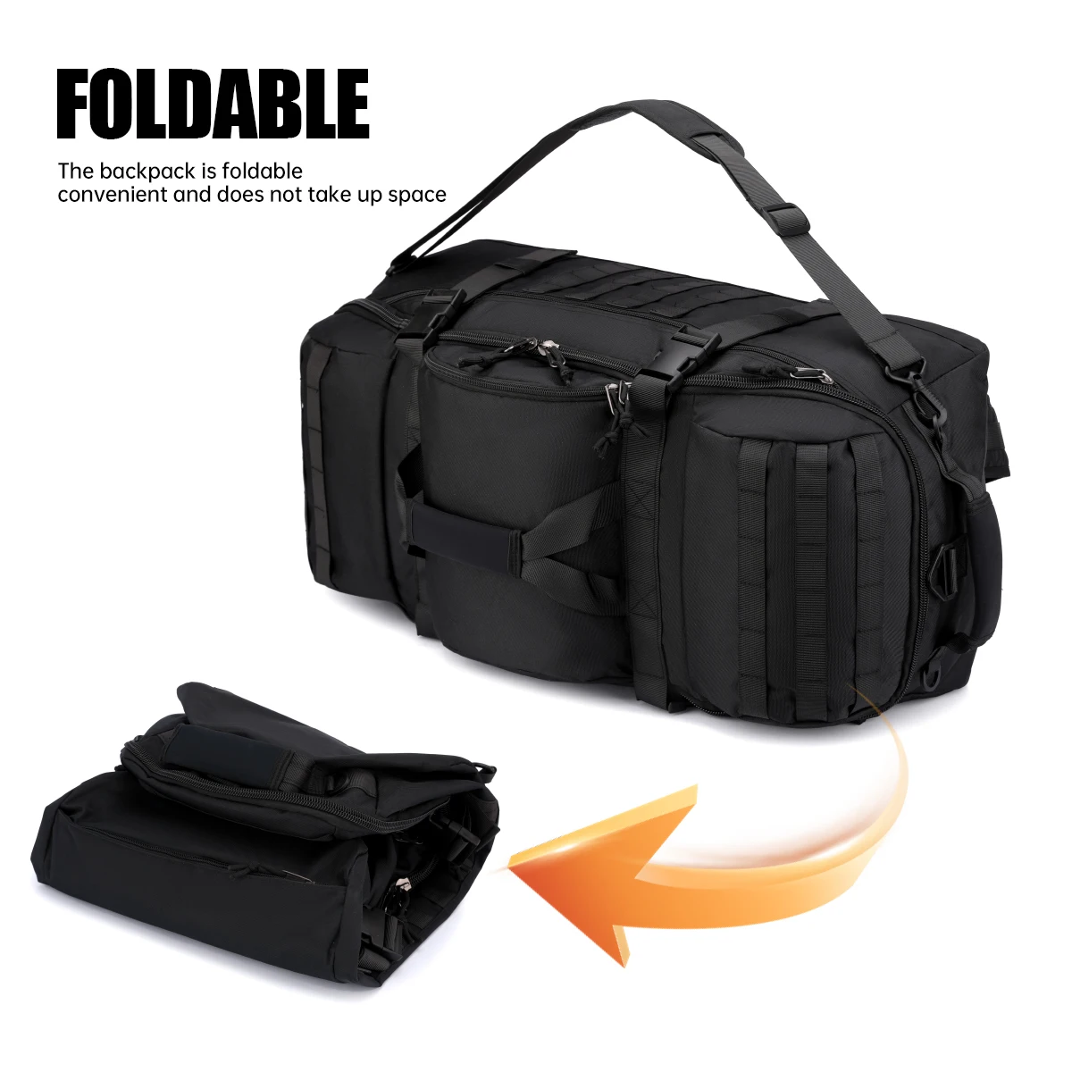Outdoor Hiking Backpack Large Capacity Waterproof Mountaineering Bag_voghion.com