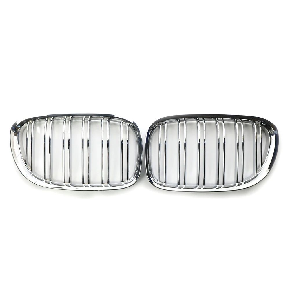 1Pair Car Front Grille Double/Dual Slats Plating M Look Racing Grills For  BMW F01 F02 7-SERIES 730d 740i 750i 2009-2015 Car Part - AliExpress