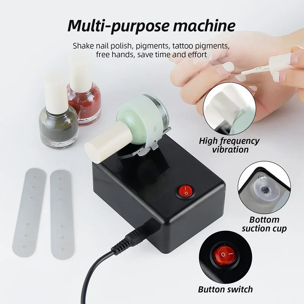 Electric Nail Polish Shaker Tattoo Ink Pigment Shaking Mixer Nail Polish UV Gel