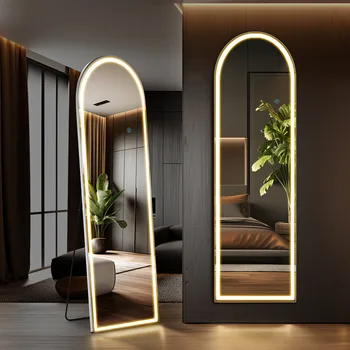 LED Arched Full-Length Mirror 1