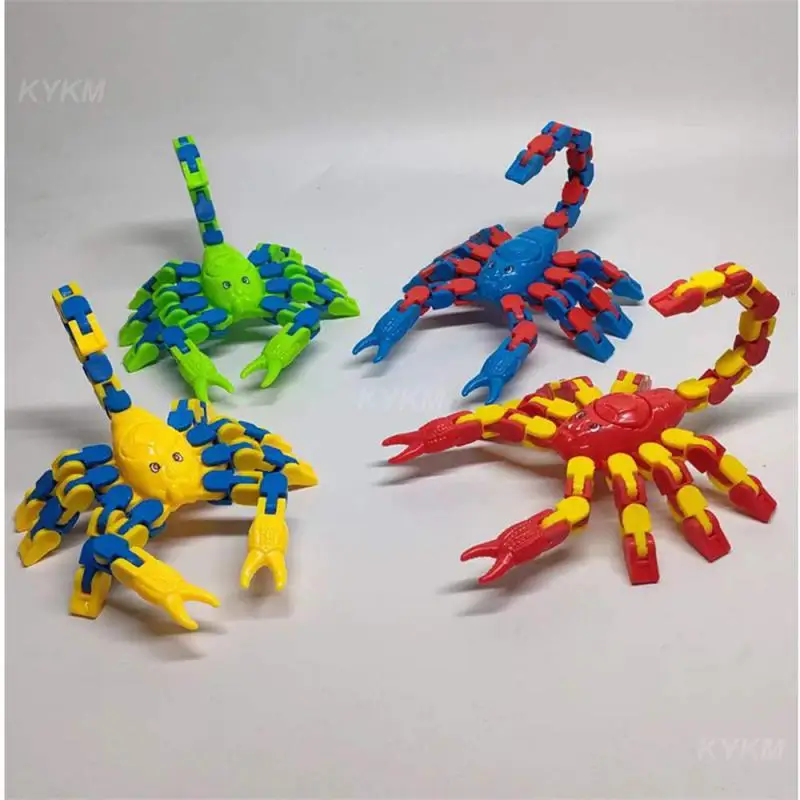 Decompression Gyro Creative Toys Children Toys Stress Relief Disassemble And Spell At Will Variable Chain Scorpion