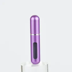 Compact Refillable Aluminum Perfume Atomizer - Travel - Friendly Empty Mini Bottle - Aluminum (13.purple)
