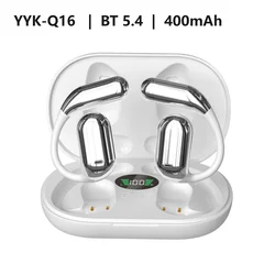 Wireless Bluetooth Language Translation Earbuds - Smart Touch Translator Headphones (YYK - Q16 White)