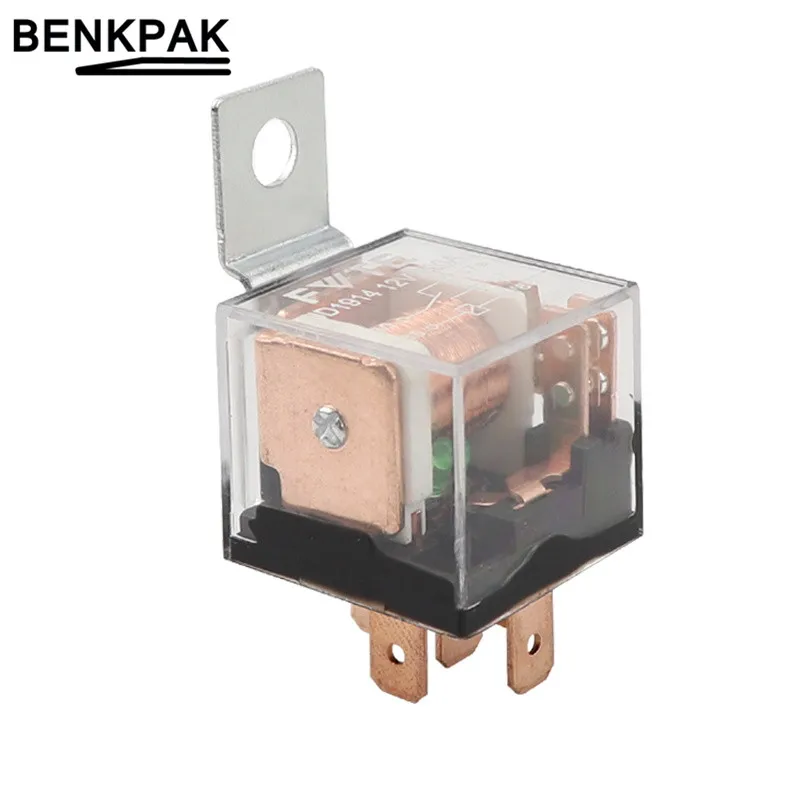 Famous ALL BRASS PINS Max 100A heavy duty double contacts ,5 pins silver contacts auto relay 12VDC 24VDC