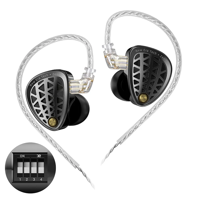 KZ Zenith Earphones New Generation Dynamic Driver Unite Headests Hifi Music Earbuds DJ Monitoring with Adjustable Tuning IEMS wired earphones bluetooth earphones wireless bluetooth earphones wireless earphones in ear monitor in ear headphones in ear earphones