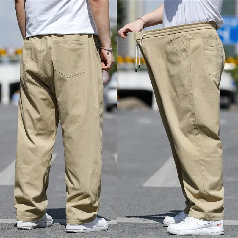 Black Cotton Fashion Pants Mens Trousers