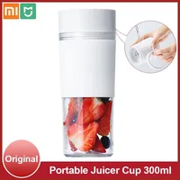 Xiaomi Mijia Portable Juicer Cup 300ml Mini Electric Juice Blender Fruit Food Processor Rechargeable Kitchen Mixer Quick Juicing 1