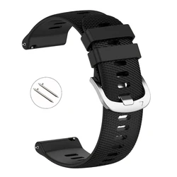 Silicone Waterproof Watch Strap - 22mm Premium Replacement Bracelet - 1PCS 22MM (B - Black)