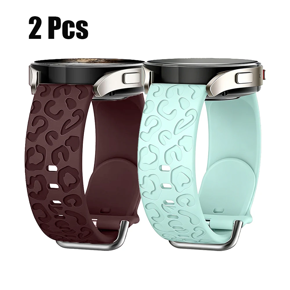 Leopard Engraved Silicone Wristband Bracelet