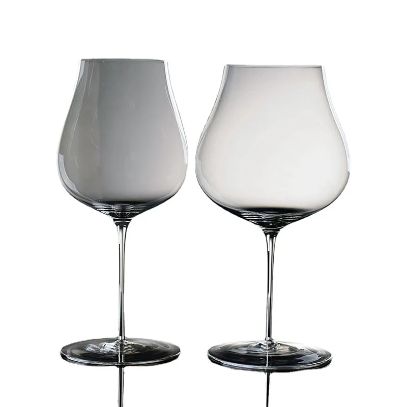 Crystal Red Wine Glass Crystal Goblet Burgundy Bordeaux Wine Glass Cups Long Stem Tasting Cup Wedding Drinkware 2/1Pcs 940/710ml glass cup