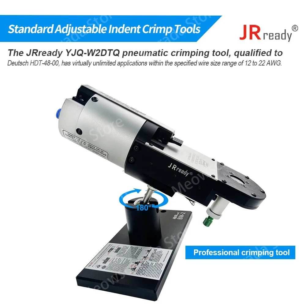 ST4050 Kit YJQ-W2DTQ Pneumatic Crimp Tool Air Power HDT-48-00 Crimp Deutsch 12# 16# 20# Contacts