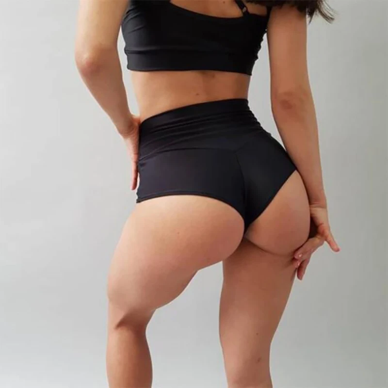 Seamless High Waist Yoga Shorts Elasticity Sports Leggings Women Breathable Cycling Shorts Buttock Lift Gym Women