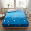 1 piece of bed sheet for bedroom 100%Polyeste Elastic Band Around bedding Fitted Sheet Only (excluding pillowcases) 1