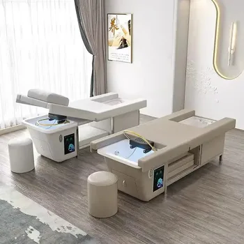 เตียงสระผมยกไฟฟ้า เตียงนวด เตียงนวดสปา ร้านเสริมสวย หัวบําบัด อ่างแช่เท้า เตียงออลอินวัน รอบน้ํารมควัน 1