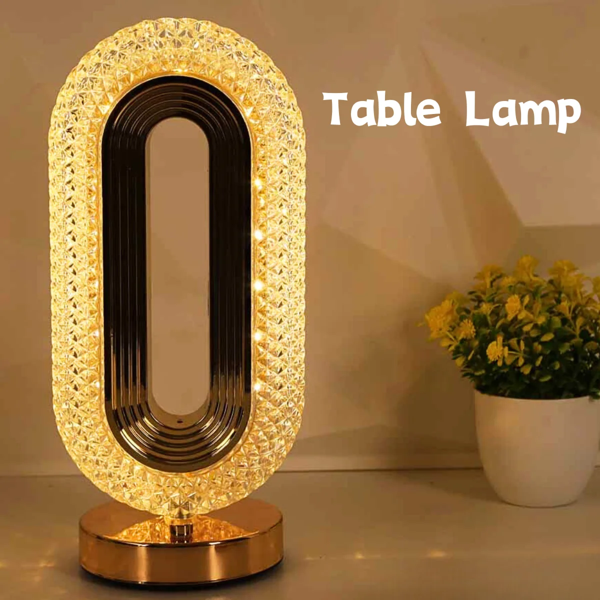 Moder Crystal night light table Lamp 1