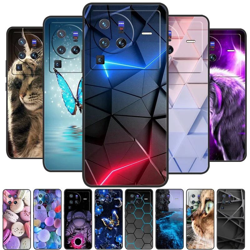 per BBK Vivo X80 5G (2022) Custodia Orizzontale per Fondina in Pelle
