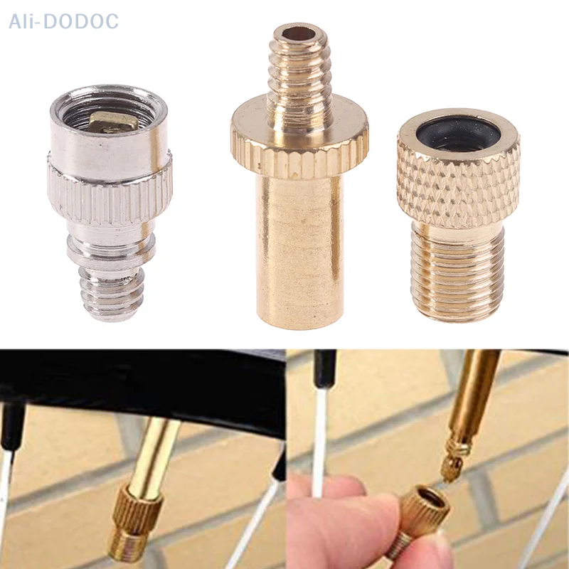 

3Pcs Fiets Presta Aan Schrader Valve Adapters + Presta Valve Extension Pomp Gereedschap Voor Mountain Road Bike Valve adapter