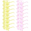 KAMMPT 16 Pairs Per Set Rimless Star Shaped Sunglasses Fashion Cute Candy Color Rave Shades Trendy Beach Vacation Sun Glasses 2
