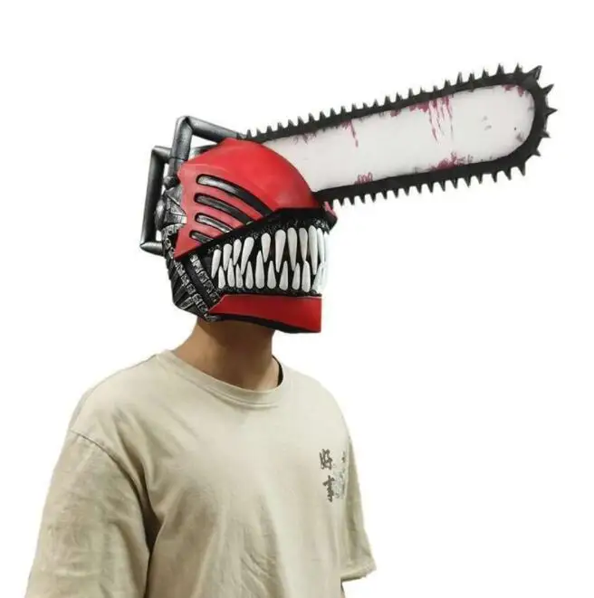 

Anime Chainsaw Man Cosplay Mask Denji Pochita Mask Soft Latex Halloween Fancy Dress Party Costume Masks Props Adult One size