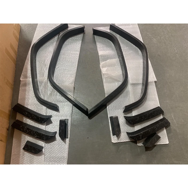 

Car W464 KO Style B700 B800 B900 Wide Dry Carbon Over Fenders Wheel Arch Extension For G class W464 B700 B800 B900 Not For G63