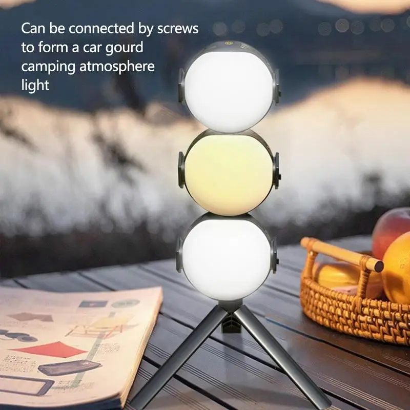 

Tent Lights For Camping Outdoor Rechargeable Adventure Atmosphere Lamp Portable Shock Resistant Lights For Garden Tent