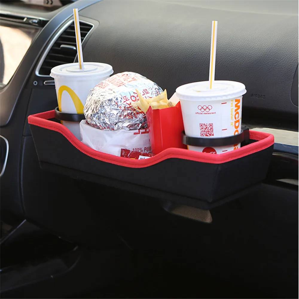 Acheter Porte-boissons de voiture pliable, support de verre pour  nourriture, siège arrière de voiture, support de tasse de Table, support de  téléphone, accessoires de rangement de voiture