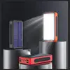 80000mAh Wireless Solar Power Bank Fast Charging Mobile Phone 4USB Charging Large Capacity External Battery for Xiaomi Huawei 5