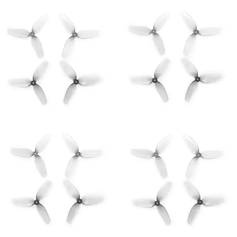 (8CW+8CCW) HQProp 45mmx3 Grey-poly Carbonate-1.5mm Shaft High Quality Prop 45MM Propeller For Micro Whoop FPV Racing Drone Parts