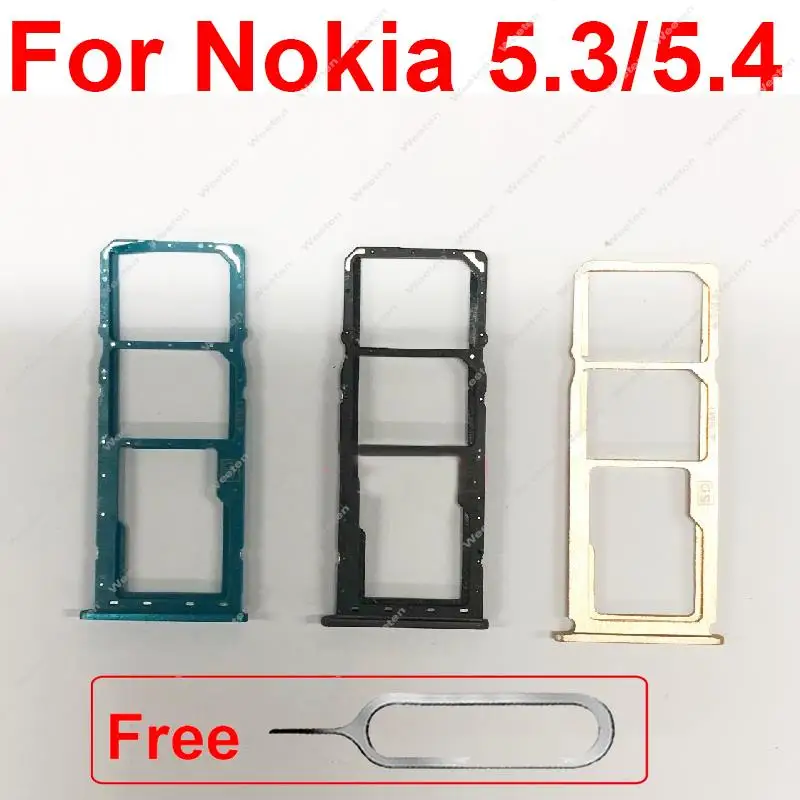 

Для Nokia 5,3 5,4 Держатель для двух SIM-карт кардридер адаптер гнездо Замена