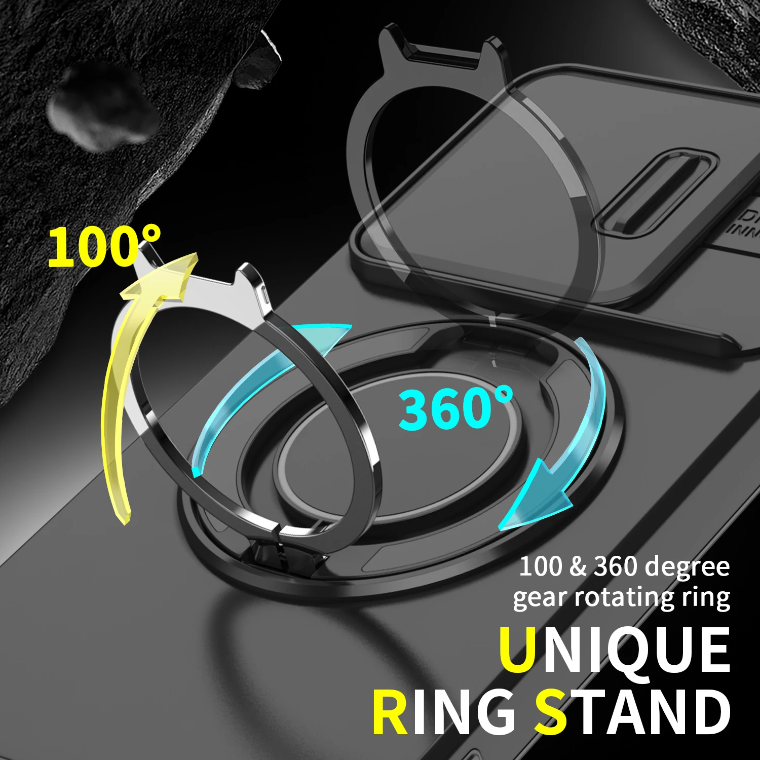 Für Xiaomi Redmi Note 14 Hülle Redmi Note 14 4G 5G Cover Magnetring-Panzerung Schiebe-Kameralinsen-Schutz Magsafe Kabelloses Laden Schutzhülle – Detail 2