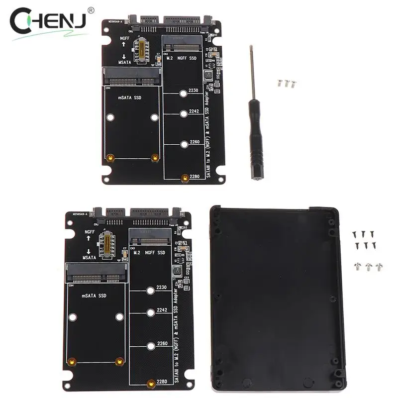Placa de Adaptador Profissional do Disco Rígido Sata 60gbps ao Ssd Msata do m2 Ngff Sata Ssd - Imagem 2
