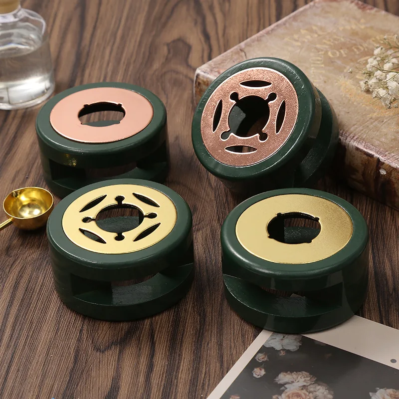 Description Picture 6 of itemRetro Solid Wood Sealing Wax Burner Sealing Wax Melting Pot Wax Seal Holder Spoon Wax Heater Furnace Stove DIY Craft Supplies