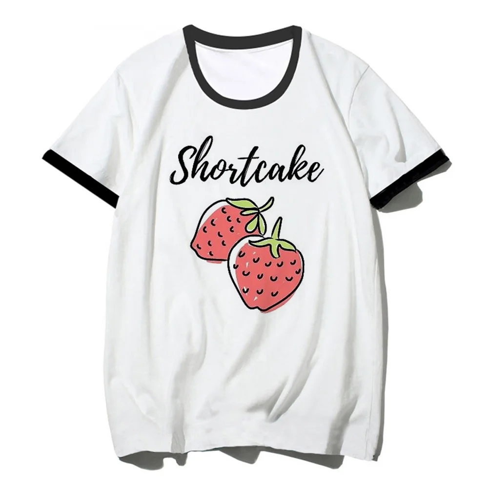 

strawberry t shirt women summer t shirt female graphic clothes