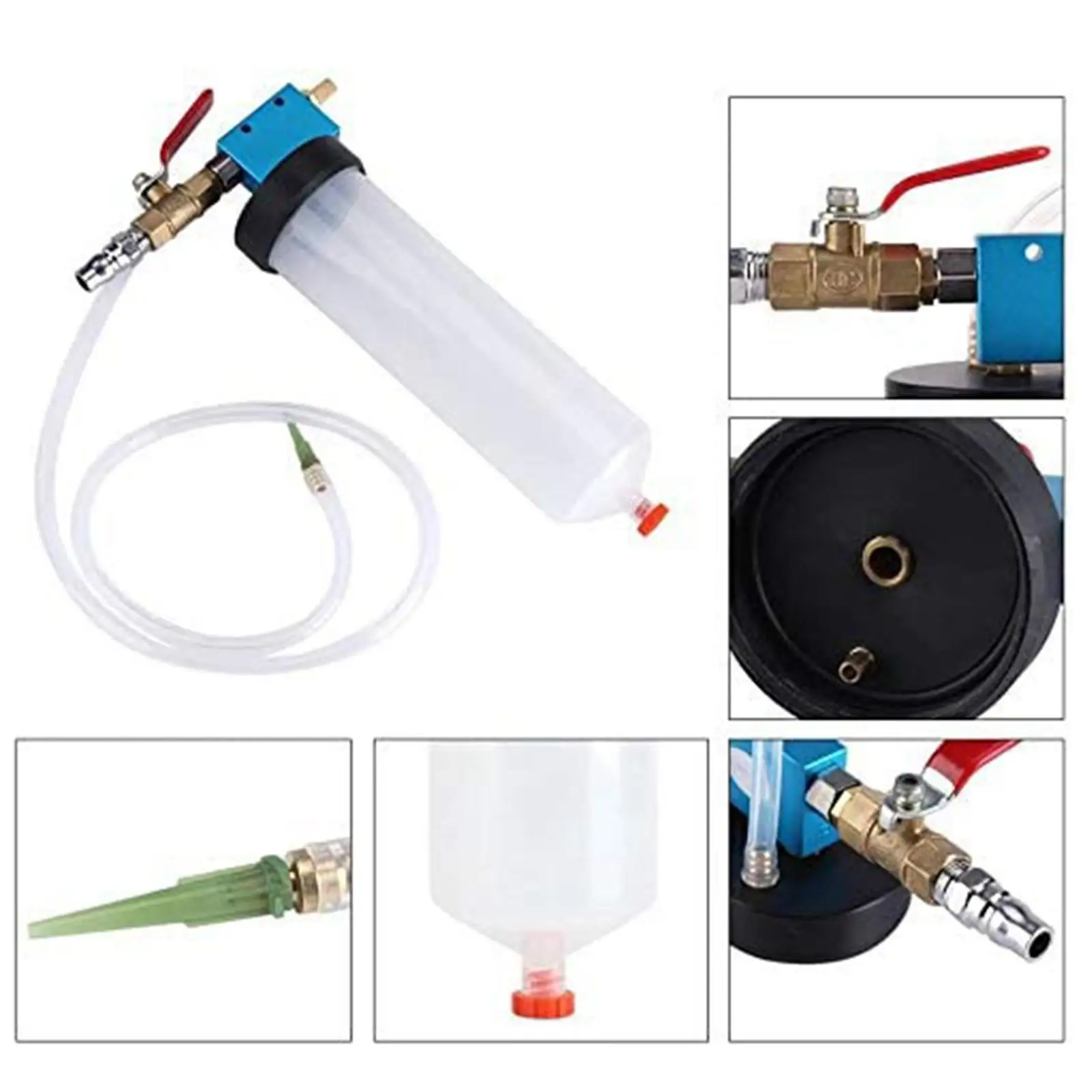

Car Brake Fluid Replacement Bleed Tool Pneumatic Brake Fluid Bleeder Kit for Truck Auto Car Convenient Installation Durable