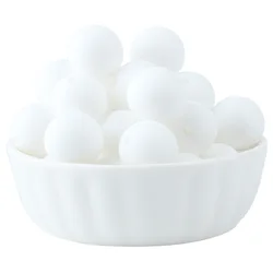 Silicone Round Beads for DIY Jewelry and Accessories (White)