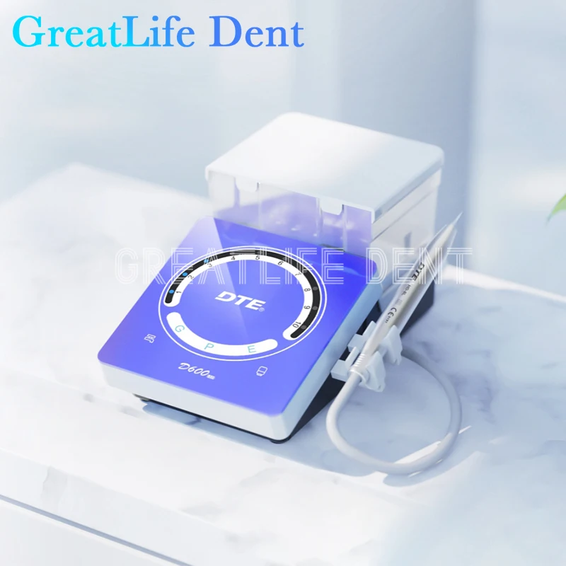 

GreatLife Dent Teeth Whitening Supplier DTE D600 Portable Dental Ultrasonic Scaler with Led Light