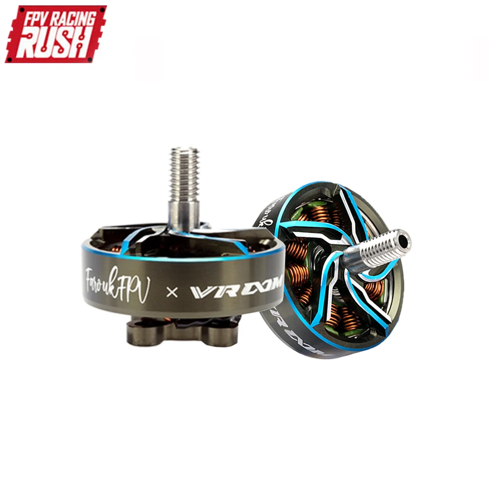 

RUSHFPV RUSH Farouk VROOM 2505,5 2000KV 6S SBANG бесщеточный двигатель, совместимый с 5-6 дюймовым пропеллером для радиоуправляемого FPV беспилотного летательного аппарата