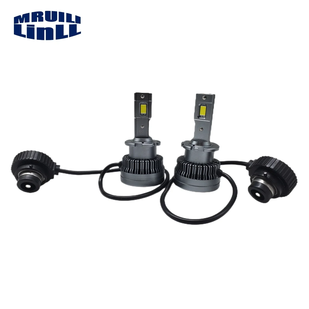 2 шт., D2S HID-лампочка стандарта IP68 6000 лм, 12 В, 55 Вт, к