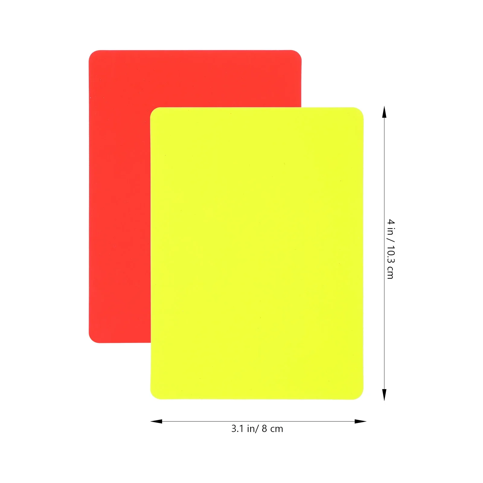 10pcs Referee Cards Set Red Yellow Judge Cards Football Soccer Standard Card Score Sheets Notebook Judge Accessories