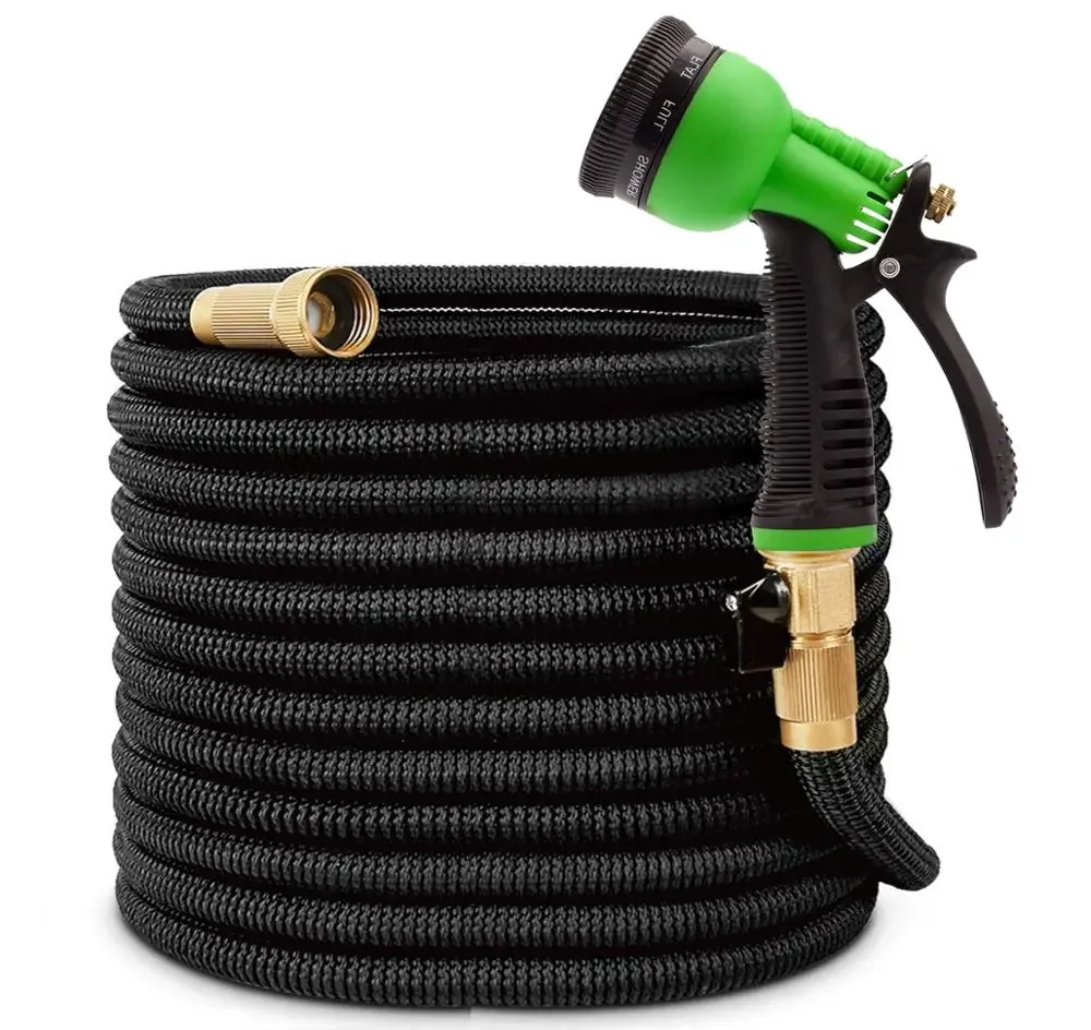 50FT3XExpandableGardenHoseCarWashWaterHoseGardenWaterHose8