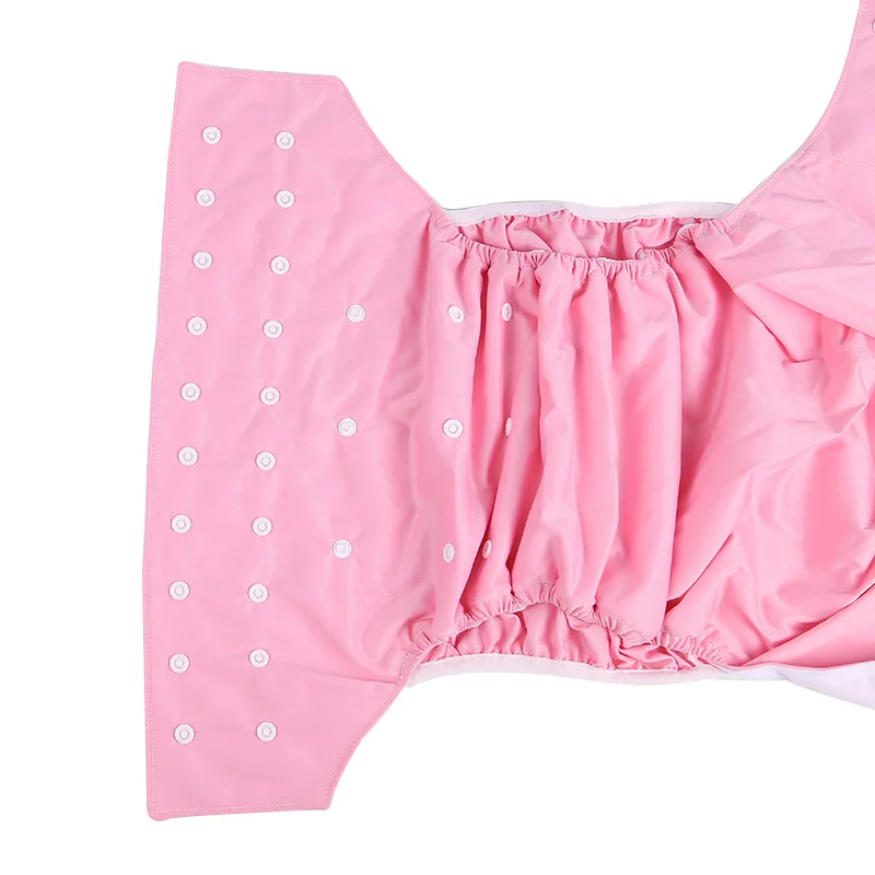 Waterproof Cloth Diapers for Adult Washable Reusable Adjustable Size Urine Diapers for Old People Patients Postpartum