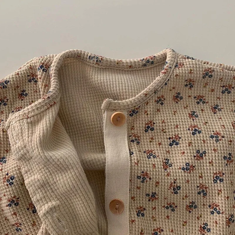 Autumn Baby Girls Floral Romper